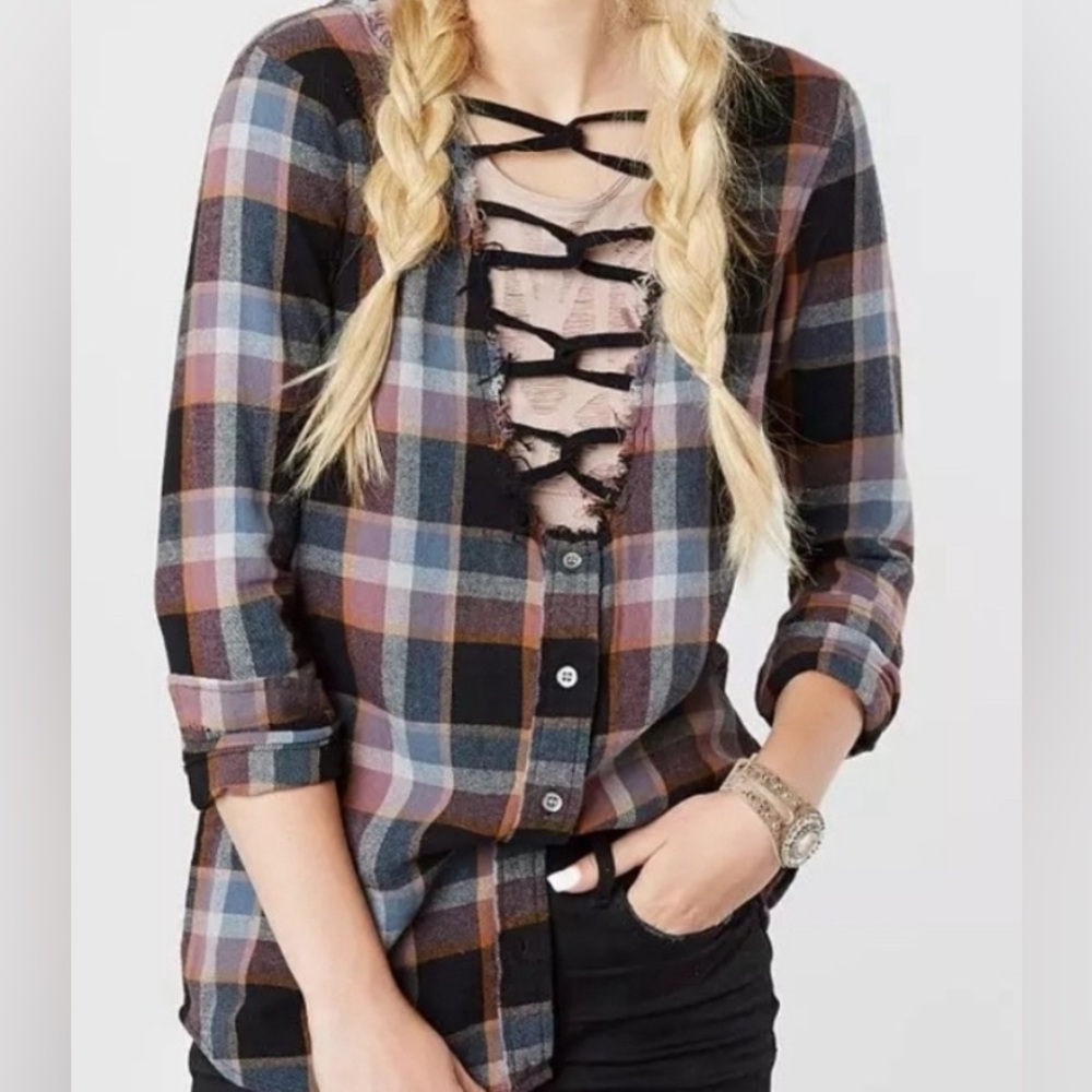 Gilded Intent Flannel - Size Small